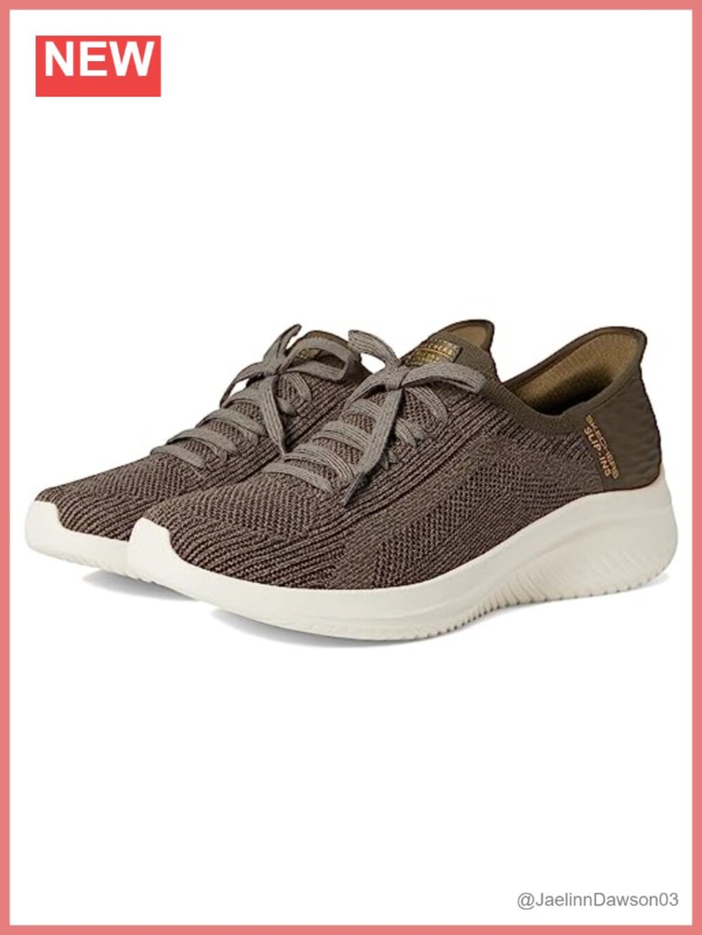 Skechers Slip-On Sneakers with Memory Foam Ultra Flex 3 Knit
